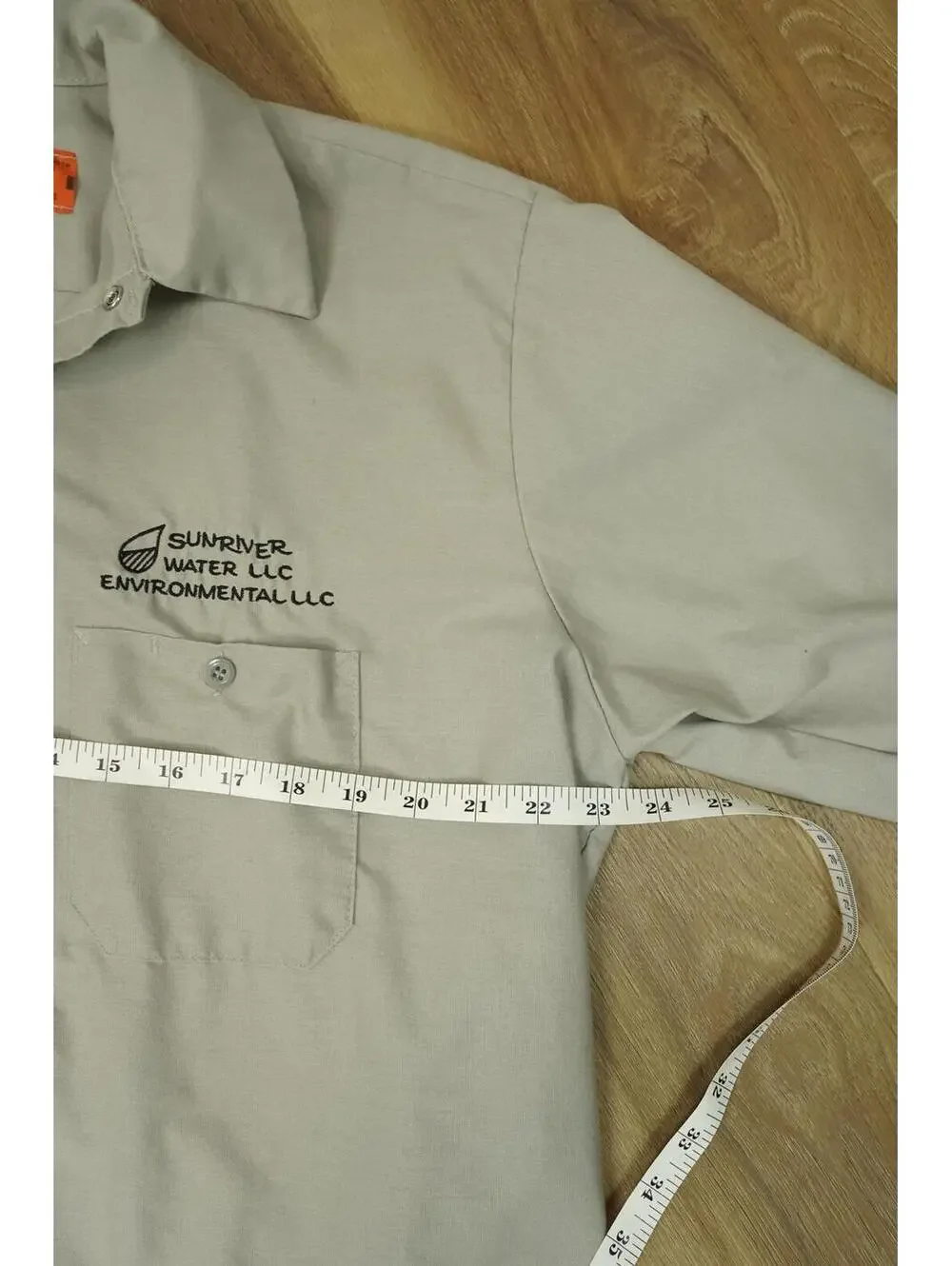 Red Kap Workear Shirt - Short Sleeve, Beige, Large‎ - Utility